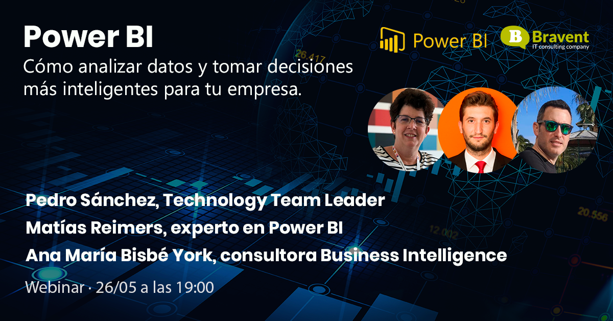 Webinar: Cómo analizar datos y tomar decisiones más inteligentes para tu empresa con Power BI
