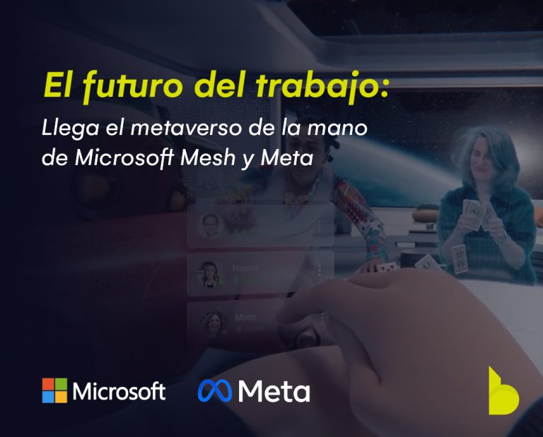 El futuro del trabajo llega el Metaverso de la mano de Microsoft Mesh y Meta