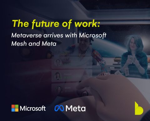 The future of work arrives with Microsoft Mesh and Meta