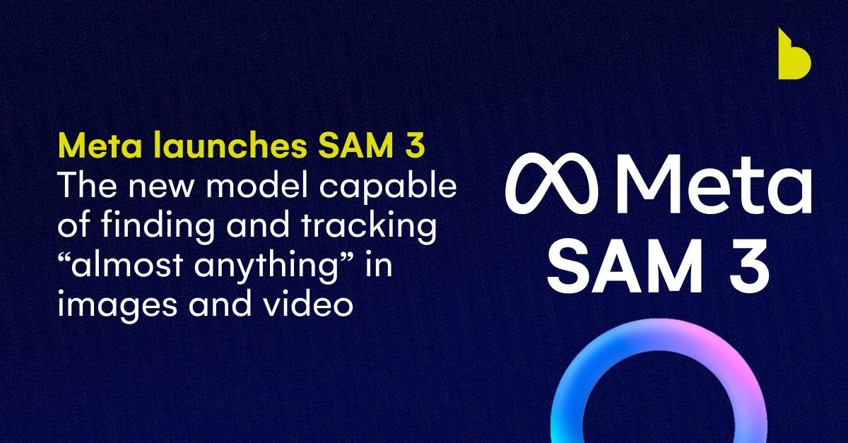 SAM 3 by Meta: detects and tracks objects in images and video