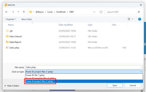 PBIP Power BI.3 PBIP Power BI